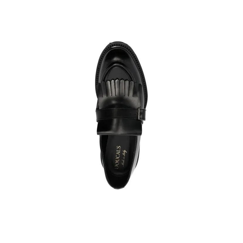 DOUCAL'S Fringed Leather Loafers Women's-4
