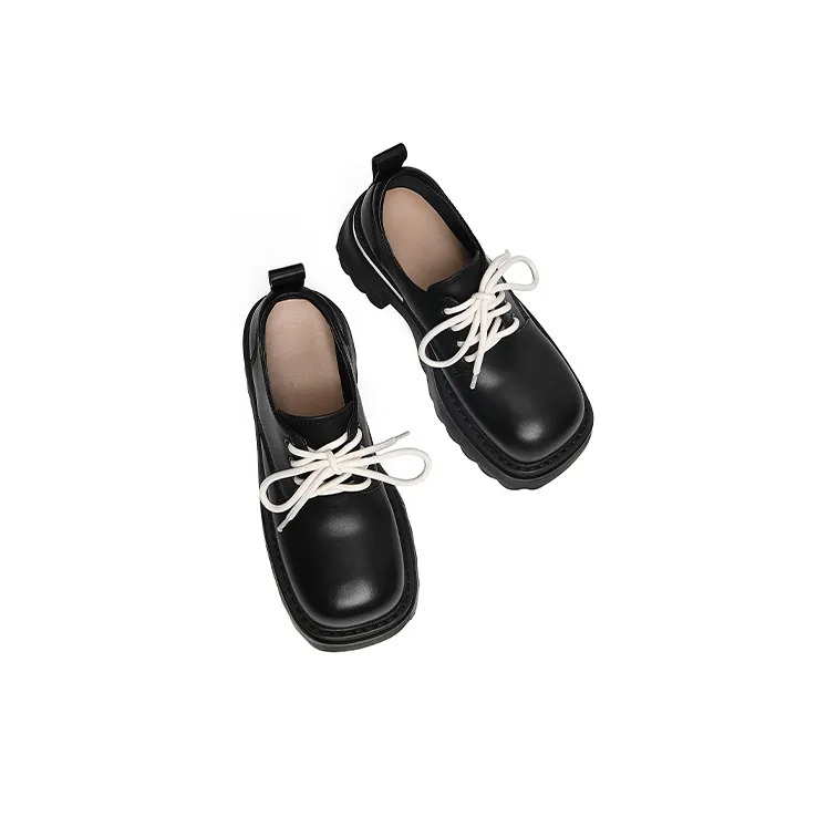 KMD Casual Single Shoes 8.7cm Women's Black-2