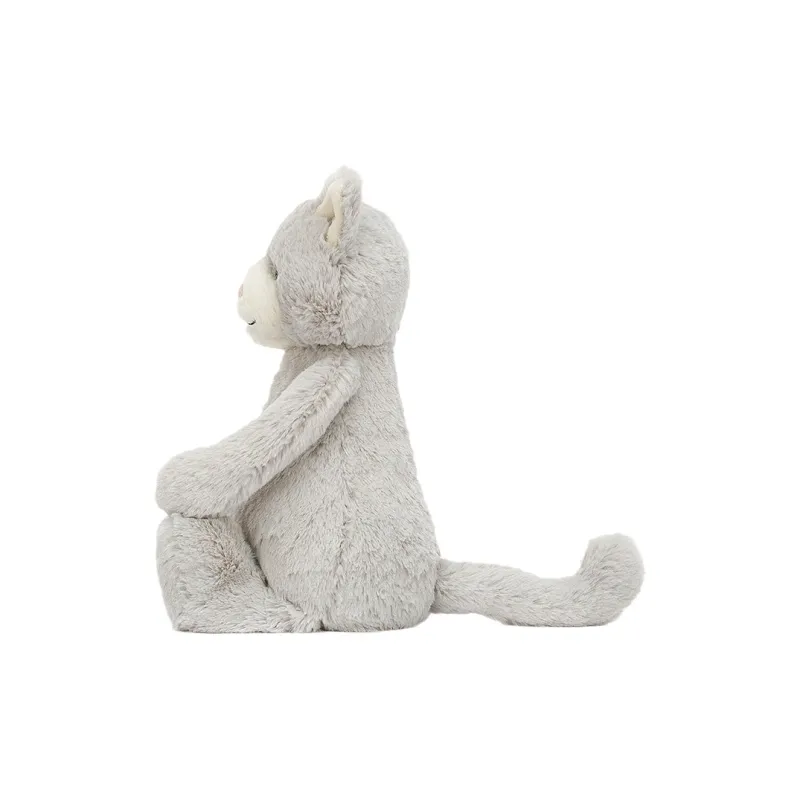 JELLYCAT Bashful Grey Kitty Plush Toy-2