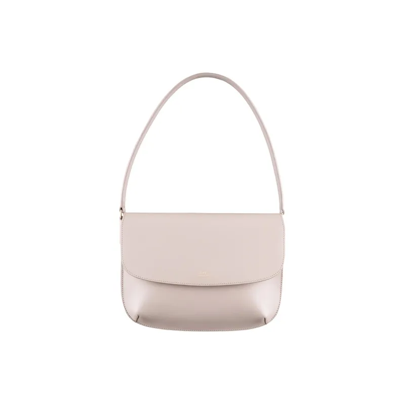 A.P.C Sarah Logo Detailed Shoulder Bag-0