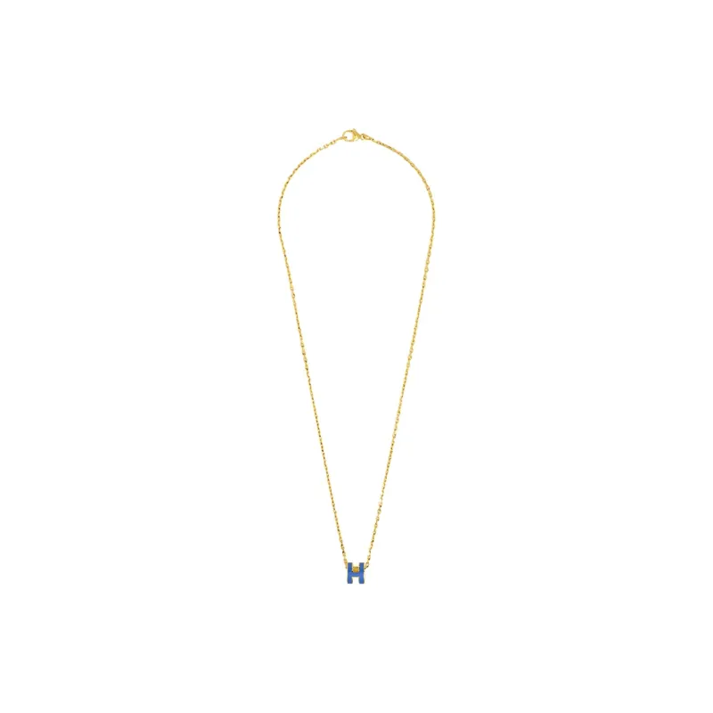 HERMES POP H Collection Gold-Plated Necklaces Women's Gold Chain-1