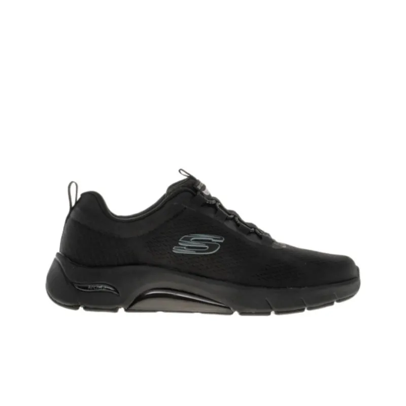 Skechers SKECH-AIR ARCH FIT Durable Breathable Low-Top Running Shoes Men's Black-1