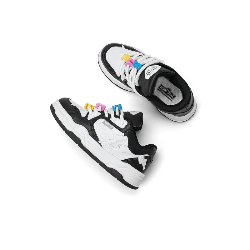 SESAME STREET Anti-Slip Wear-Resistant Low-Top Skateboard Shoes Unisex-3