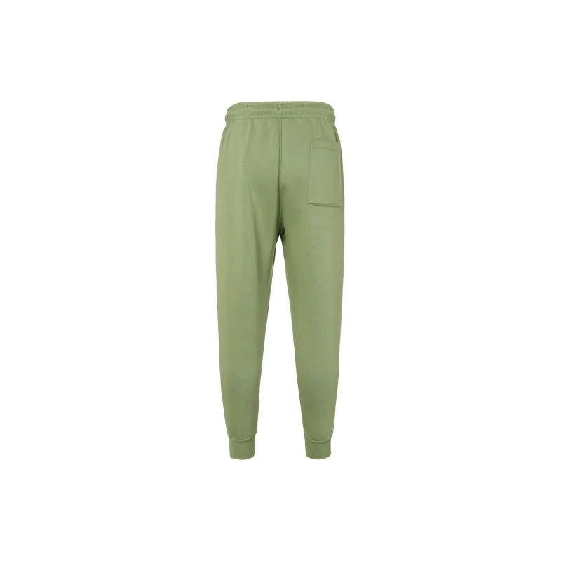 Jordan Knitted Sweatpants Men Light Olive Yellow-2