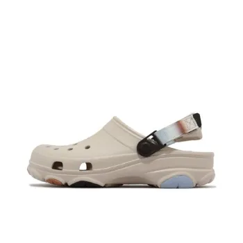 Crocs All Terrain Color Dip Clog Beach Sandals Unisex Concrete Gray