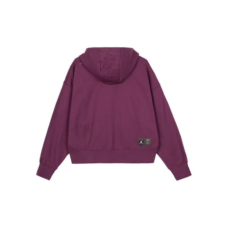 Jordan Sweatshirt Winter Women's Burgundy-1