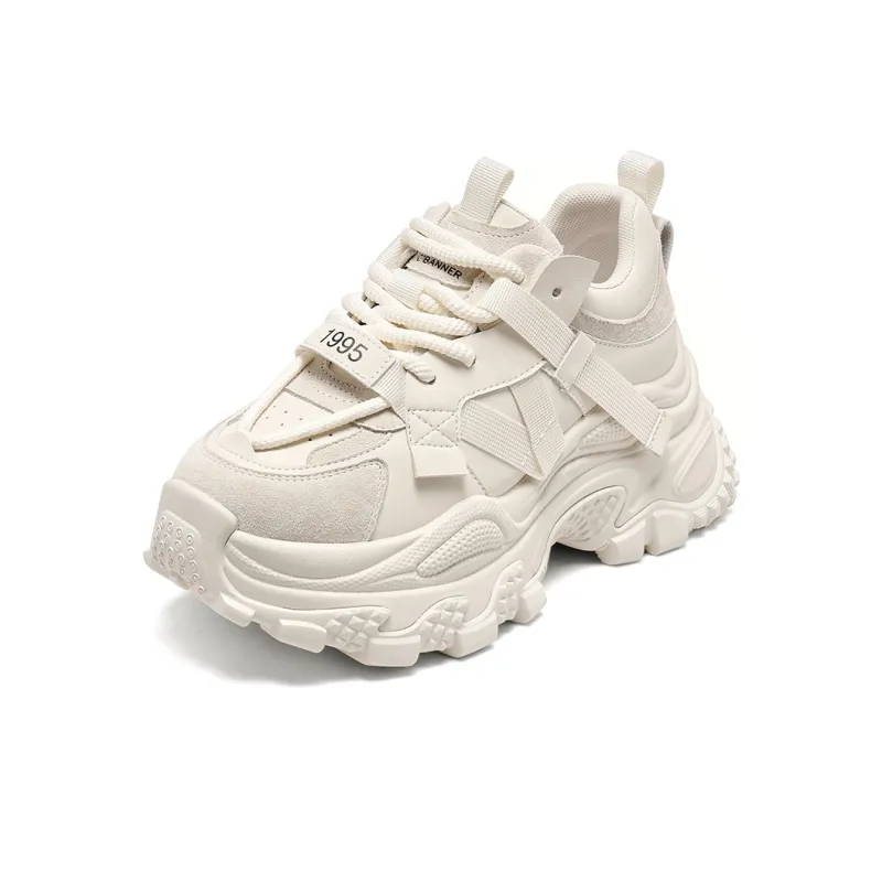 C°BANNER Height Increasing Warmth Low-Top Chunky Sneakers Women's-21