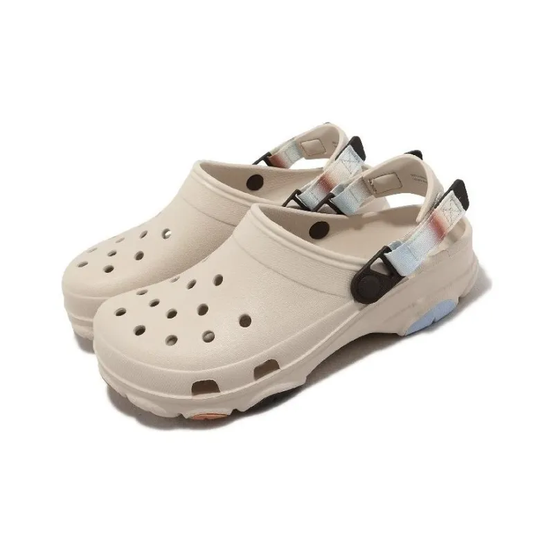 Crocs All Terrain Color Dip Clog Beach Sandals Unisex Concrete Gray-3