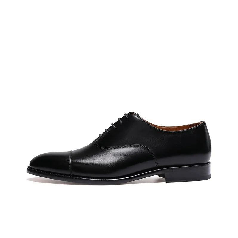 IGESHI Dress Shoes Men Low Top Apricot-0