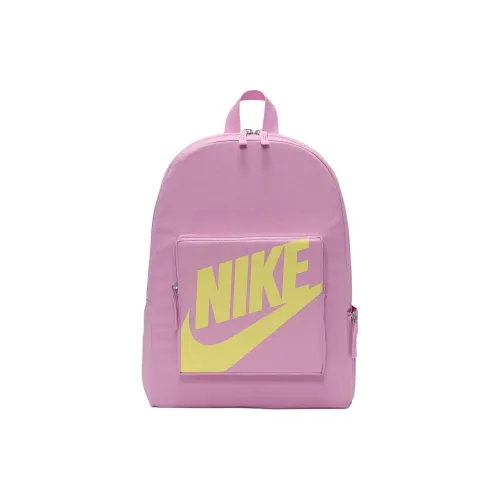 Nike Polyester Backpack Regular Women's Light Pink & Light Laser Orange