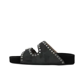 ISABEL MARANT Lennyo Eyelet-embellished Sandals