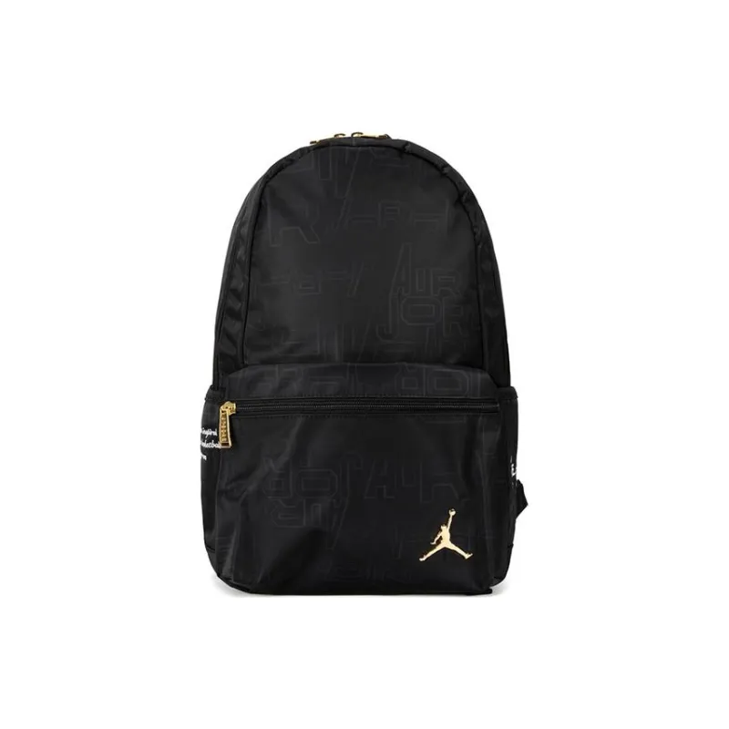 Jordan Polyester Backpack Medium Size Unisex Black-3