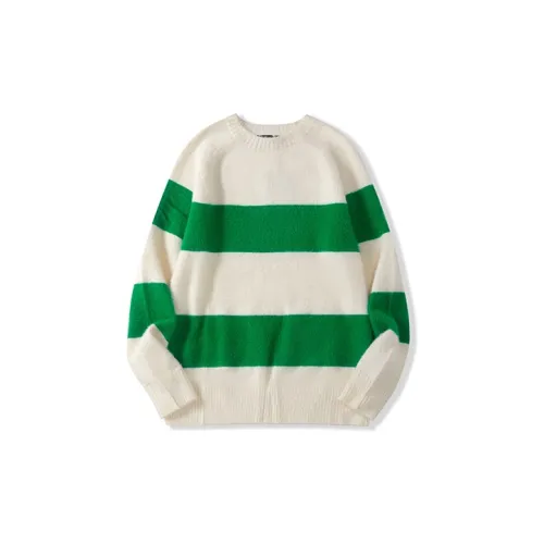 I'm David Knitwear Unisex Green Stripes