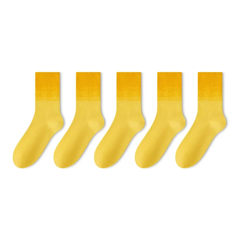 LUOLIAN Mid Calf Socks Women's 5 Pack-29