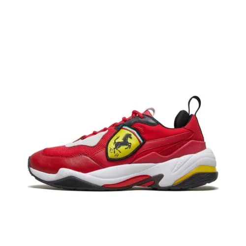 PUMA Thunder Casual Shoes Unisex Low-Top White/Red