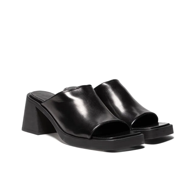MIISTA Abrasion-Resistant Slide Slippers Women's Black-2