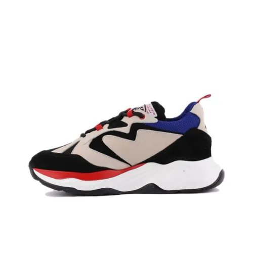 MSGM Casual Shoes Men Low-Top Black, Red, Gray, Blue