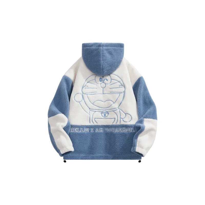 DoraemonA Winter Lamb Velvet Jacket Unisex-3
