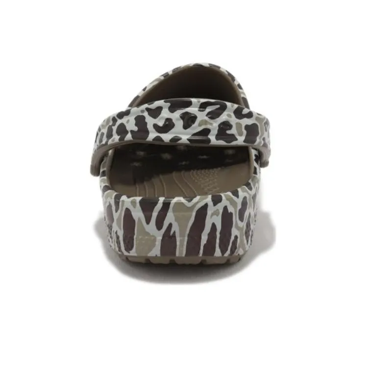Crocs Classic Animal Print Clog Beach Sandals Unisex Umber-2