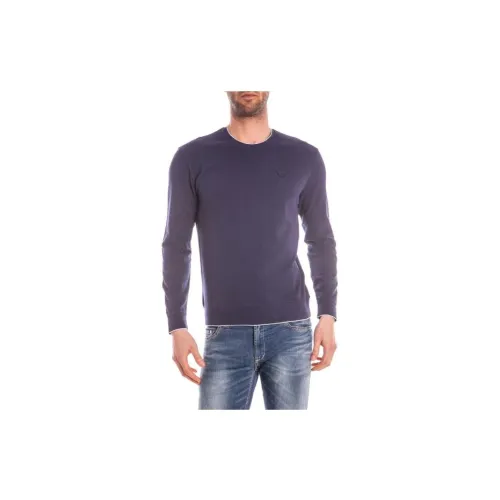 ARMANI JEANS Sweaters Men Blue