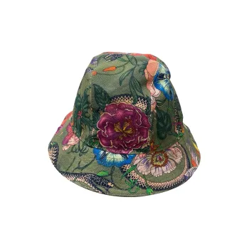 GUCCI Cotton Bucket Hats Unisex Multicolor