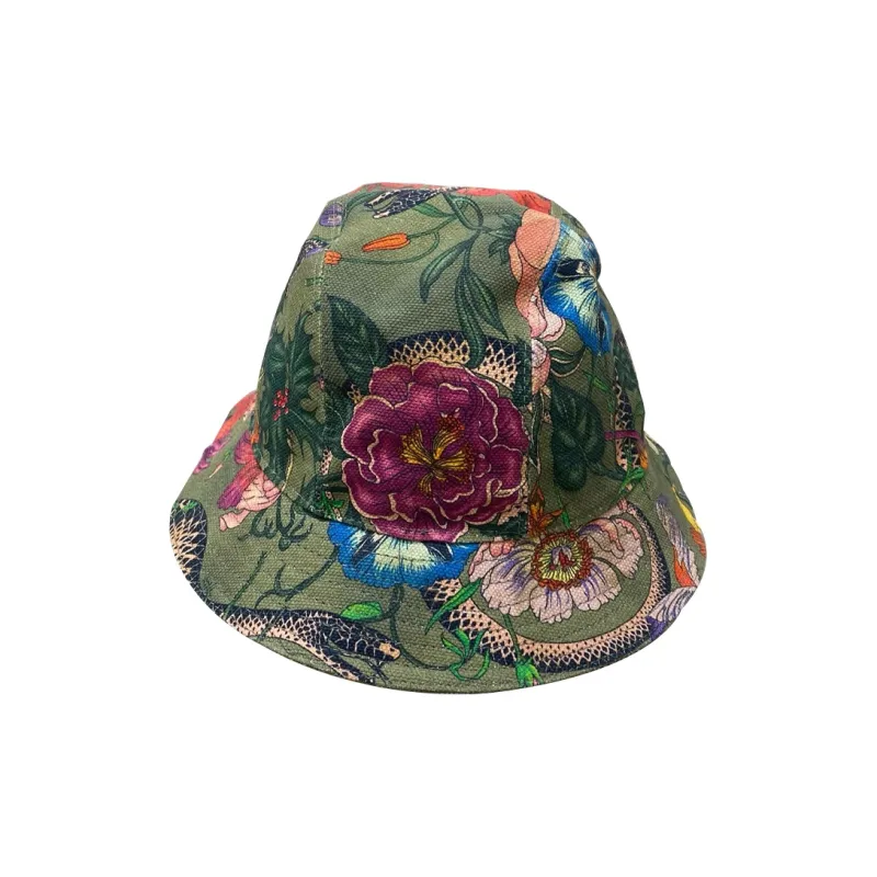 GUCCI Cotton Bucket Hats Unisex Multicolor-0