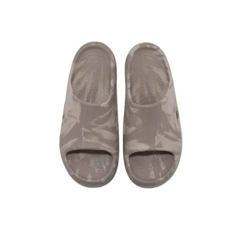 Crocs Mellow Slide 'Marbled - Mushroom Cobblestone'-2