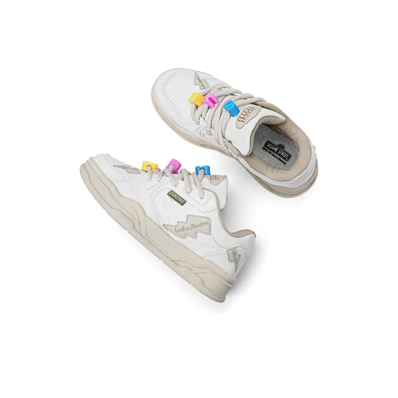 SESAME STREET Anti-Slip Wear-Resistant Low-Top Skateboard Shoes Unisex-10