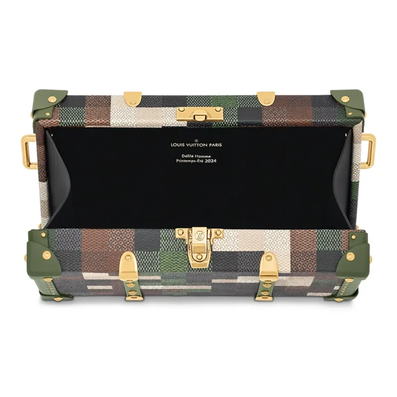 LOUIS VUITTON Wallet Trunk Damoflage Green Damoflage Damier-1