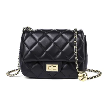 ResNonverba PU Shoulder Bag Crossbody Bag Regular Women's Black/White