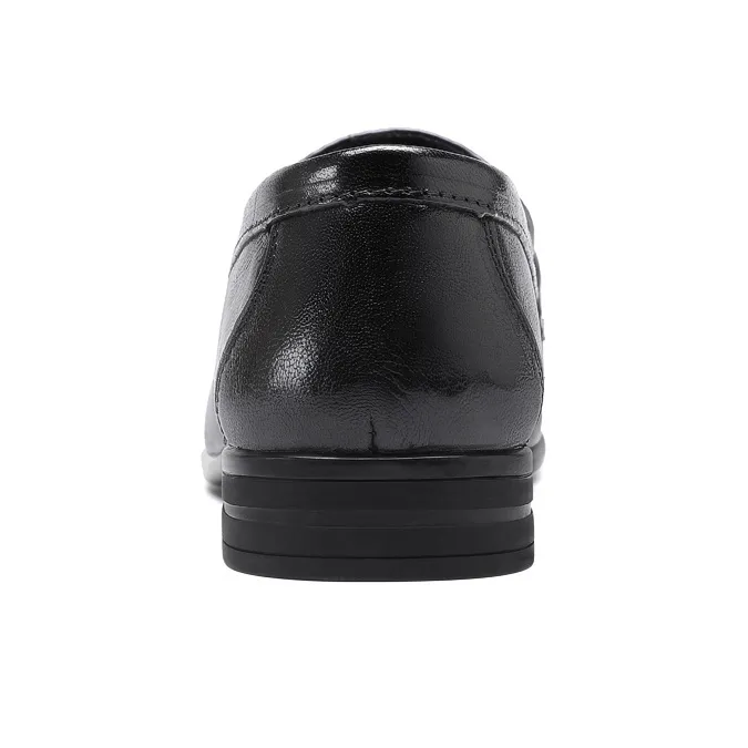 DTN Dress Shoes Men Low Top Black-3