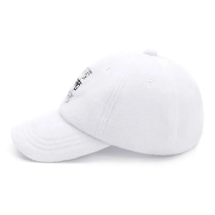 KENMO Lambswool Baseball Caps Unisex-7