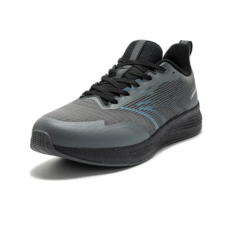 361° Slip Resistant, Abrasion Resistant, Lightweight Low Top Training Running Shoes Men's Gray Black-1