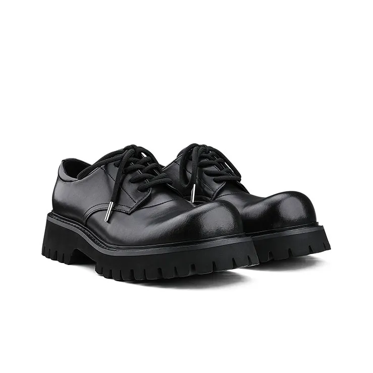 HANQIAORIJI The Abyss Series Low Top Casual Shoes Unisex Black-3