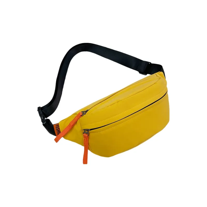 BALANG Composite Nylon Cloth Fanny Pack Unisex Black/Yellow/Khaki/Green/Ecru-2