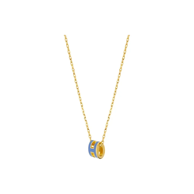 HERMES POP H Collection Gold-Plated Necklaces Women's Gold Chain-2