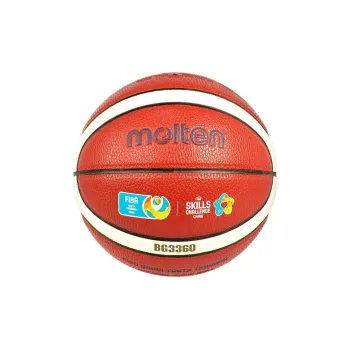 Molten PU Basketball Brown Red Yellow Ball Size 4 Training Match Kids'