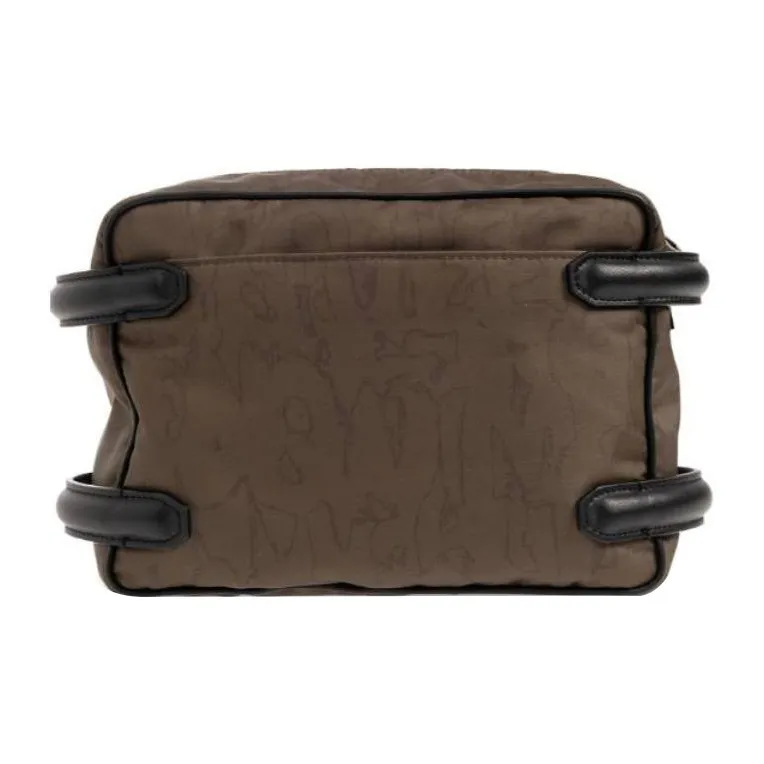 Alexander McQueen Fabric With Calfskin Camera Bags Crossbody Bag Shoulder Bag Men's Brown-3