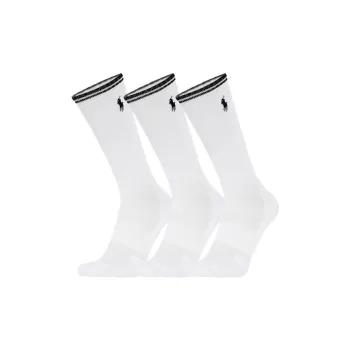 Polo Ralph Lauren Knee-High Socks Men's 3 Pack White
