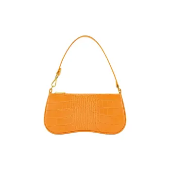 JW PEI Artificial Leather Baguette Bag Shoulder Bag Handbag Medium Size Women's Apricot/Khaki/Green/Pink