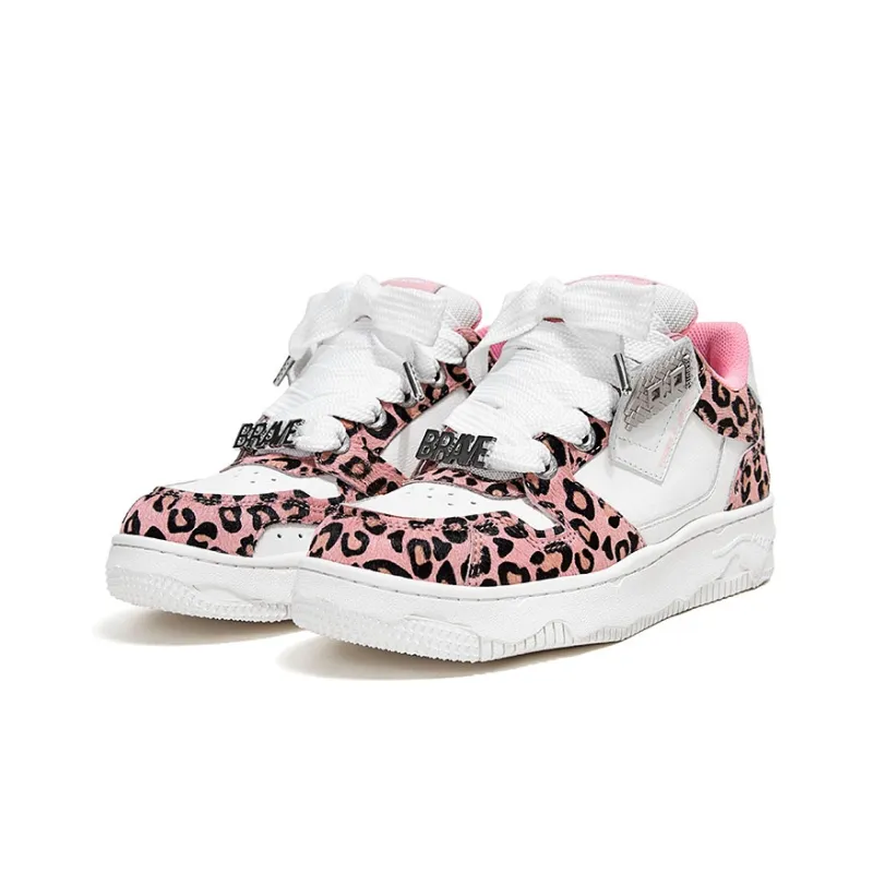 YJ YUAN-2.0 Collection Wear-Resistant Low-Top Skateboard Shoes Unisex Pink-2