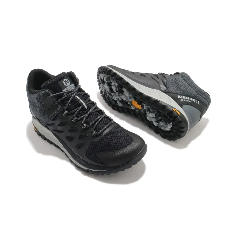 MERRELL Antora 2 Mid GTX Durable Breathable Mid-Top Outdoor Shoes Women's Black-4