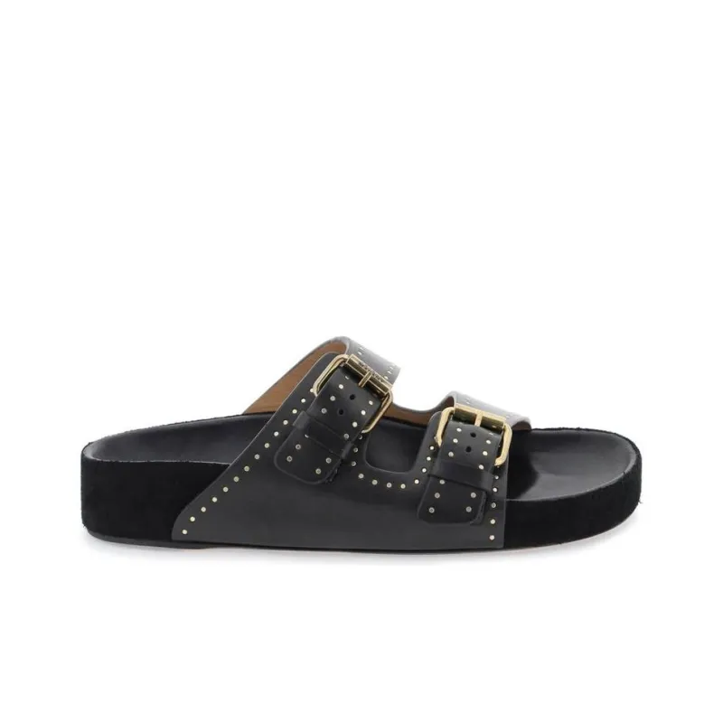 ISABEL MARANT Lennyo Studded Sandals-1