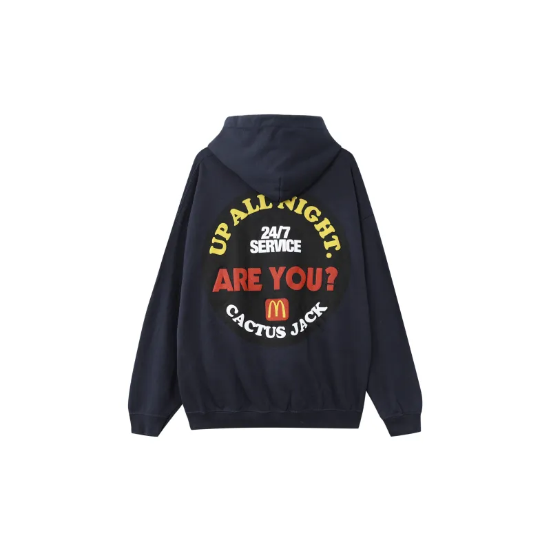 Mcdonald's X Travis Scott Sweatshirts Unisex Blue-1