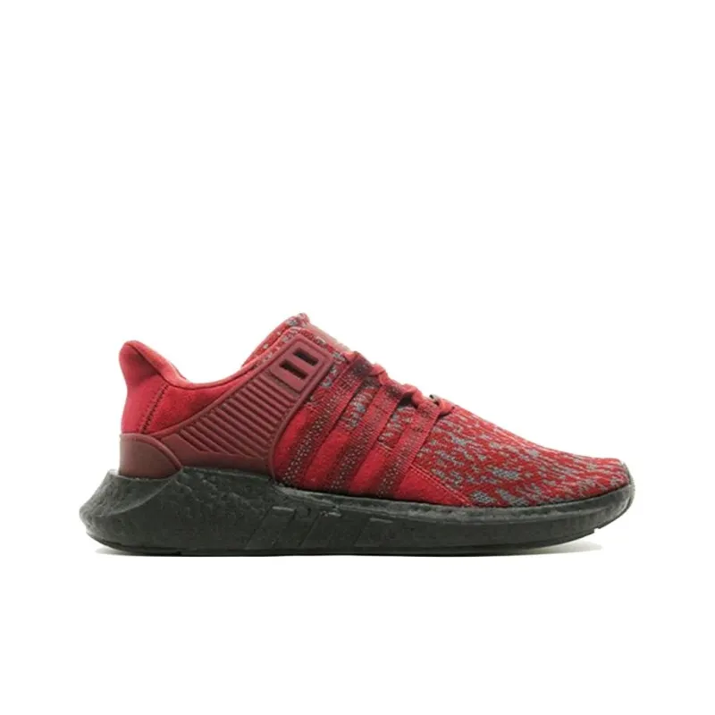 Adidas Eqt Support 93/17 Jd Sports Burgundy Suede-1
