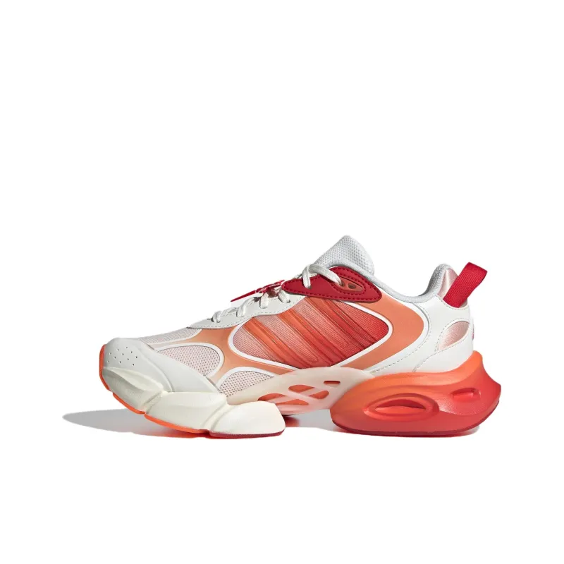 Adidas CLIMACOOL VENTO 3.0 Cushioning Wear Resistant Low Top Running Shoes Women's White Red-0