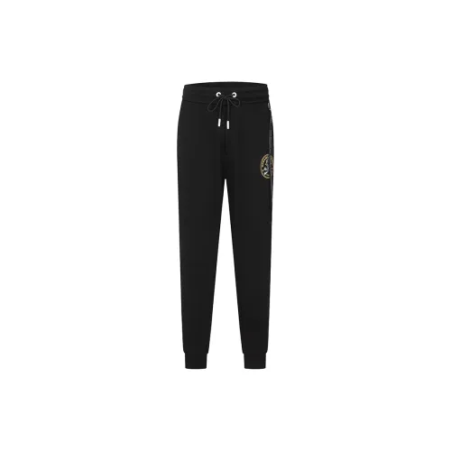 GAGAML Knit Sweatpants Men Black