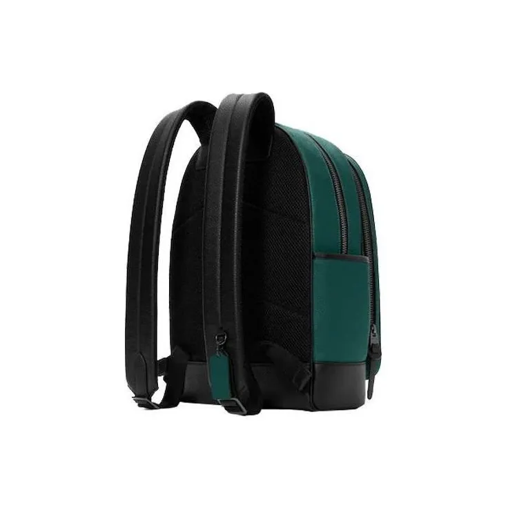 COACH Thompson Leather Backpack Large Size Men's Green-2