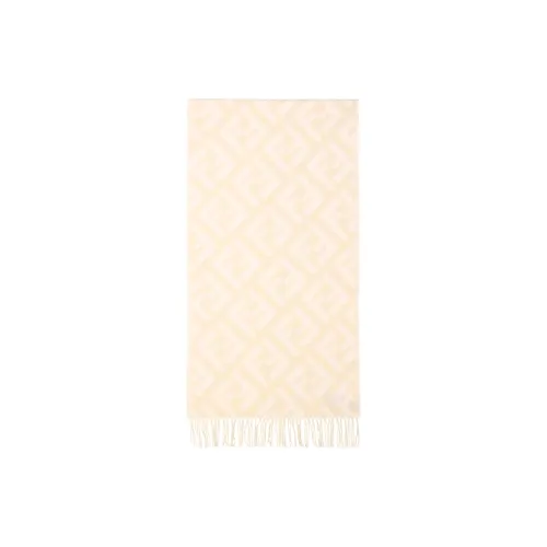 FENDI Knit Scarf Women's Beige