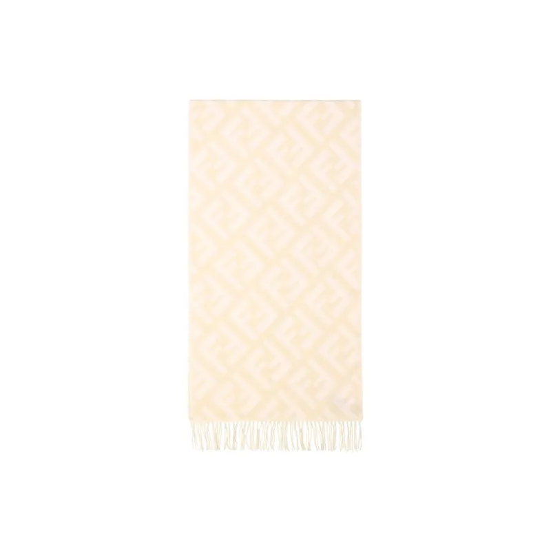 FENDI Ff Motif Fringed Scarf-0